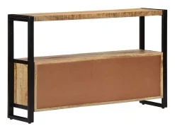 Aparador consola mueble auxiliar de almacenaje 120 cm madera maciza de mango 4402226