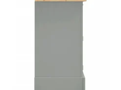 Aparador Corona madera maciza pino mexicano gris 112x43x78 cm ES11508