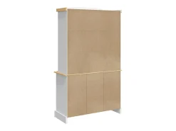 Aparador Corona madera maciza de pino blanco 112x43x196 cm