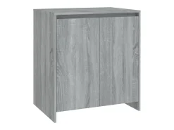 Aparador de 3 piezas madera manufacturada gris Sonoma