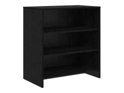 Aparador de 3 piezas Roble negro 70 x 41 x 75 cm Madera de ingeniería