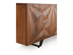 Aparador de 4 puertas en madera maciza de mango