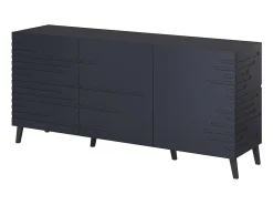 Aparador de 3 puertas Max design 155 cm violeta mate