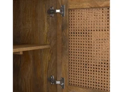 Aparador de 3 puertas y 3 cajones en caña - Tiki
