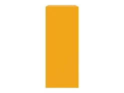 Aparador de acero amarillo mostaza 67x39x95 cm