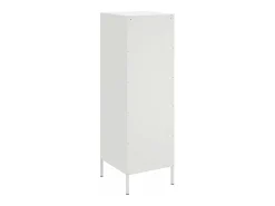 Aparador de acero blanco 36x39x113 cm