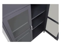 Aparador de acero de 2 puertas Acero