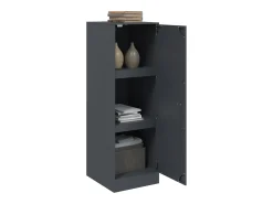 Aparador de acero gris antracita 34,5x39x107 cm ES779205