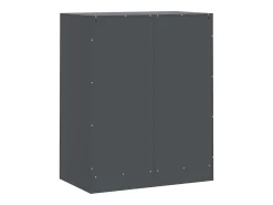 Aparador de acero gris antracita 67x39x83 cm