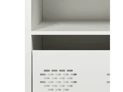 Aparador de acero laminado en frío blanco 68x39x73,5 cm
