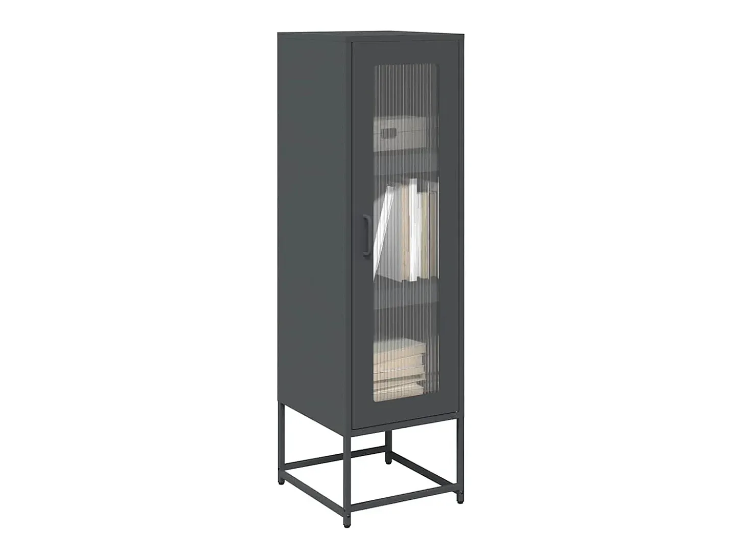 Aparador de acero laminado en frío antracita 36x39x123 cm