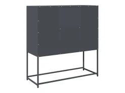 Aparador de acero laminado en frío antracita 100,5x39x107 cm