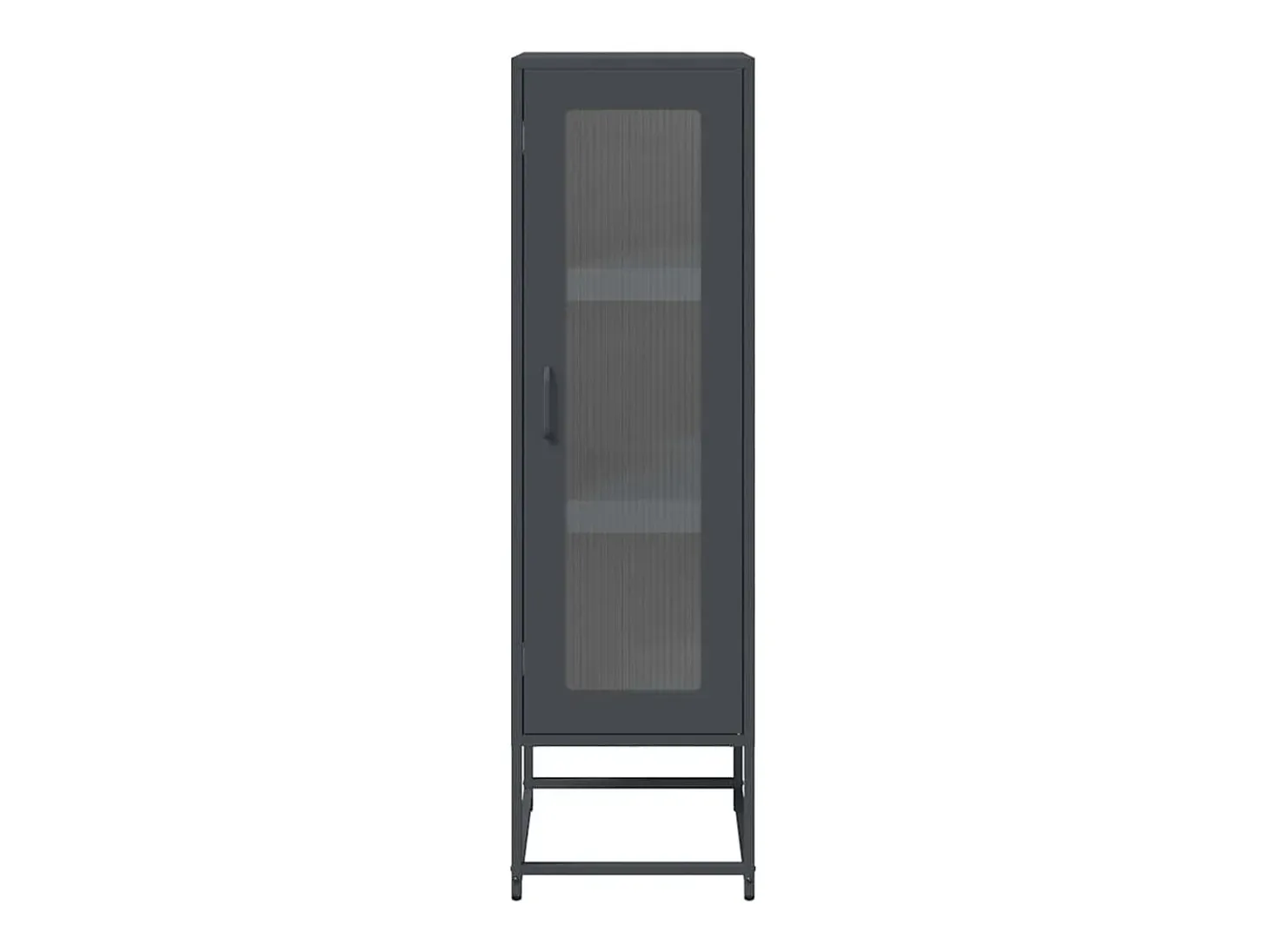 Aparador de acero laminado en frío antracita 36x39x123 cm