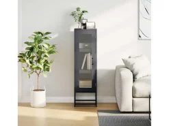 Aparador de acero laminado en frío antracita 36x39x123 cm