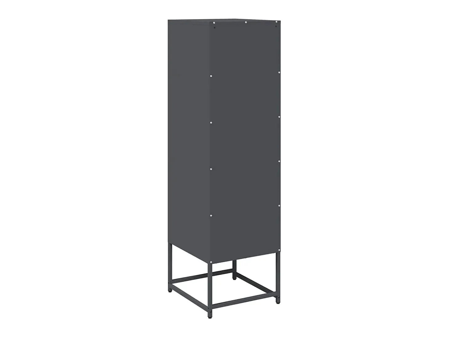 Aparador de acero laminado en frío antracita 36x39x123 cm