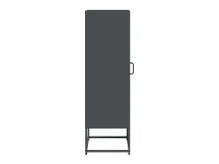 Aparador de acero laminado en frío antracita 36x39x123 cm