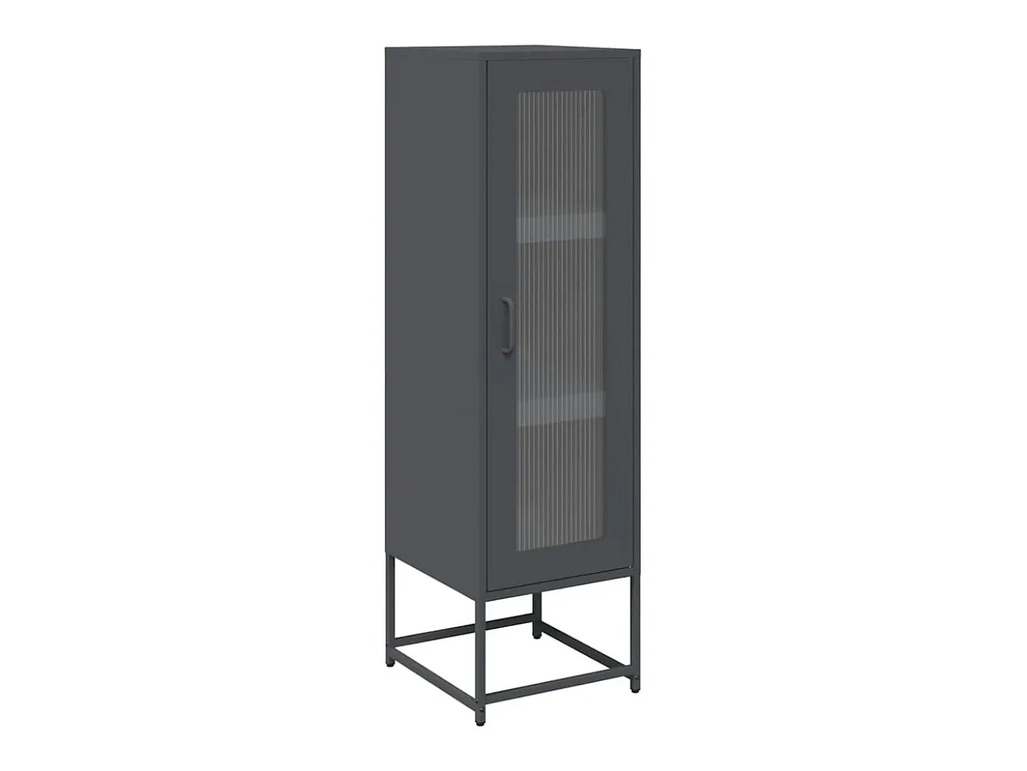 Aparador de acero laminado en frío antracita 36x39x123 cm