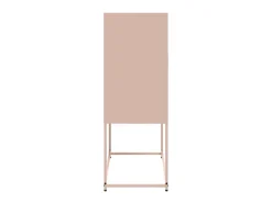 Aparador de acero rosa 68,5x38,5x107 cm