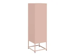 Aparador de acero rosa 36x39x123 cm