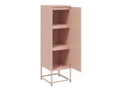 Aparador de acero rosa 36x39x123 cm