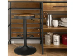 Aparador de Comedor Mesa de Cocina con Cajón y 2 Estantes, Estructura de Acero Estable 120 x 45 x 90 cm FSB71-PF SoBuy ES