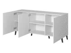 Aparador de diseño 155 cm Max blanco mate