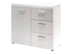 Aparador de diseño blanco 96x86x40cm Alama