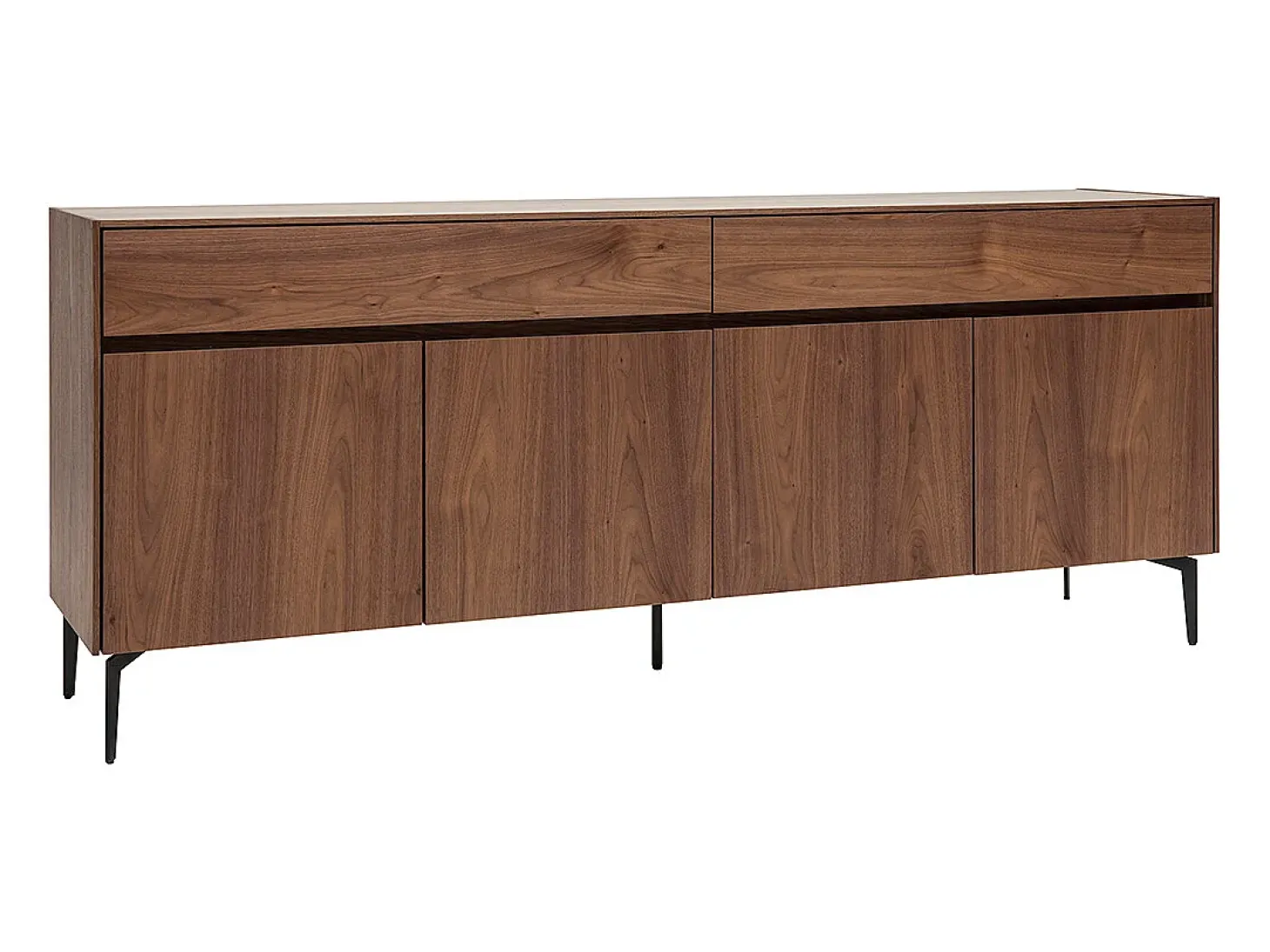 Aparador de diseño de contrachapado de nogal 180 cm BLISS