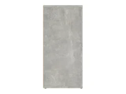 Aparador de hormigón gris 40x33x70 cm Madera de ingeniería