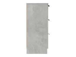 Aparador de hormigón gris 60x30x70 cm Madera de ingeniería