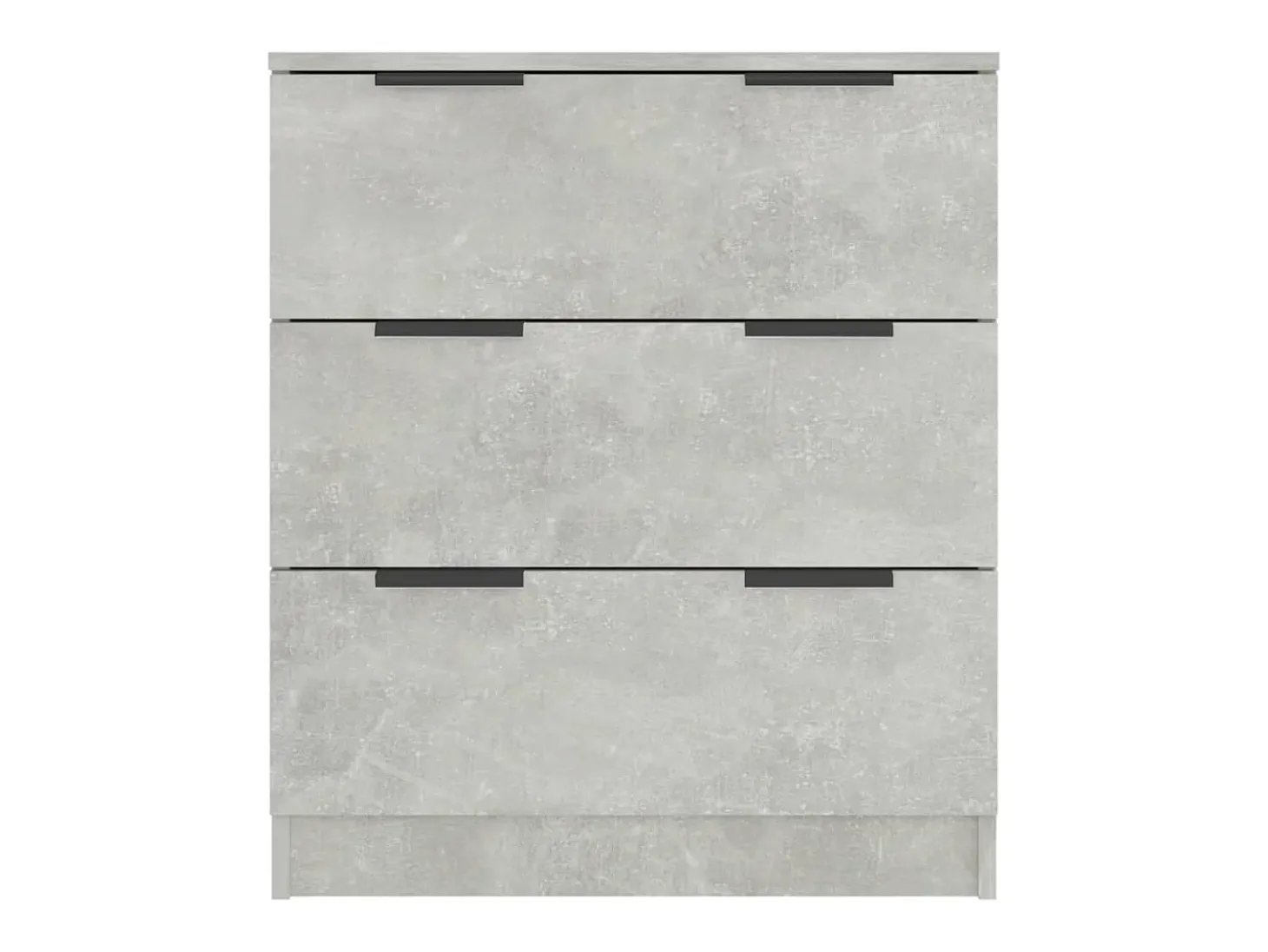 Aparador de hormigón gris 60x30x70 cm Madera de ingeniería