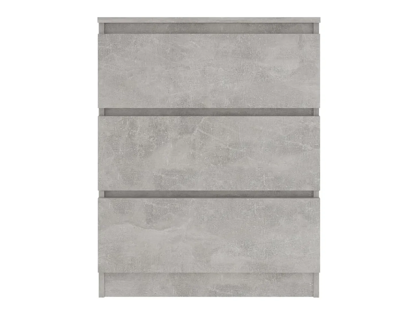 Aparador de hormigón gris 60x35x76 cm Madera de ingeniería
