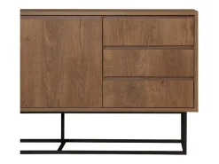 Aparador de madera 2 puertas y 3 cajones 140 cm SABINOV
