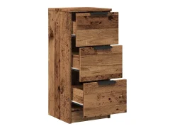 Aparador de madera antigua 30x30x70 cm madera contrachapada