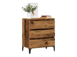 Aparador de madera antigua 60x35x70 cm madera contrachapada