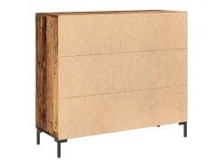 Aparador de madera antigua 90x34x80 cm madera contrachapada