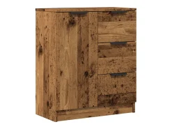 Aparador de madera antigua 60x30x70 cm madera contrachapada