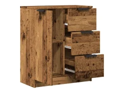 Aparador de madera antigua 60x30x70 cm madera contrachapada