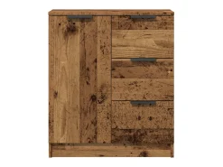 Aparador de madera antigua 60x30x70 cm madera contrachapada