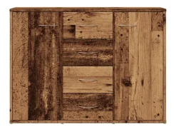 Aparador de madera antigua 88x30x64 cm madera contrachapada