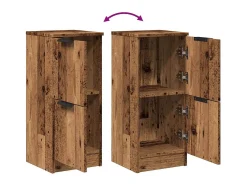 Aparador de madera antigua 30x30x70 cm madera contrachapada
