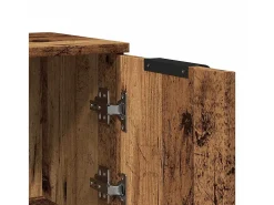 Aparador de madera antigua 30x30x70 cm madera contrachapada