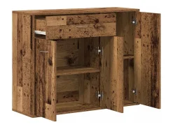 Aparador de madera antigua 88x30x70 cm madera contrachapada