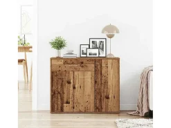 Aparador de madera antigua 88x30x70 cm madera contrachapada