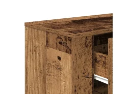 Aparador de madera antigua 80x33x70 cm madera contrachapada