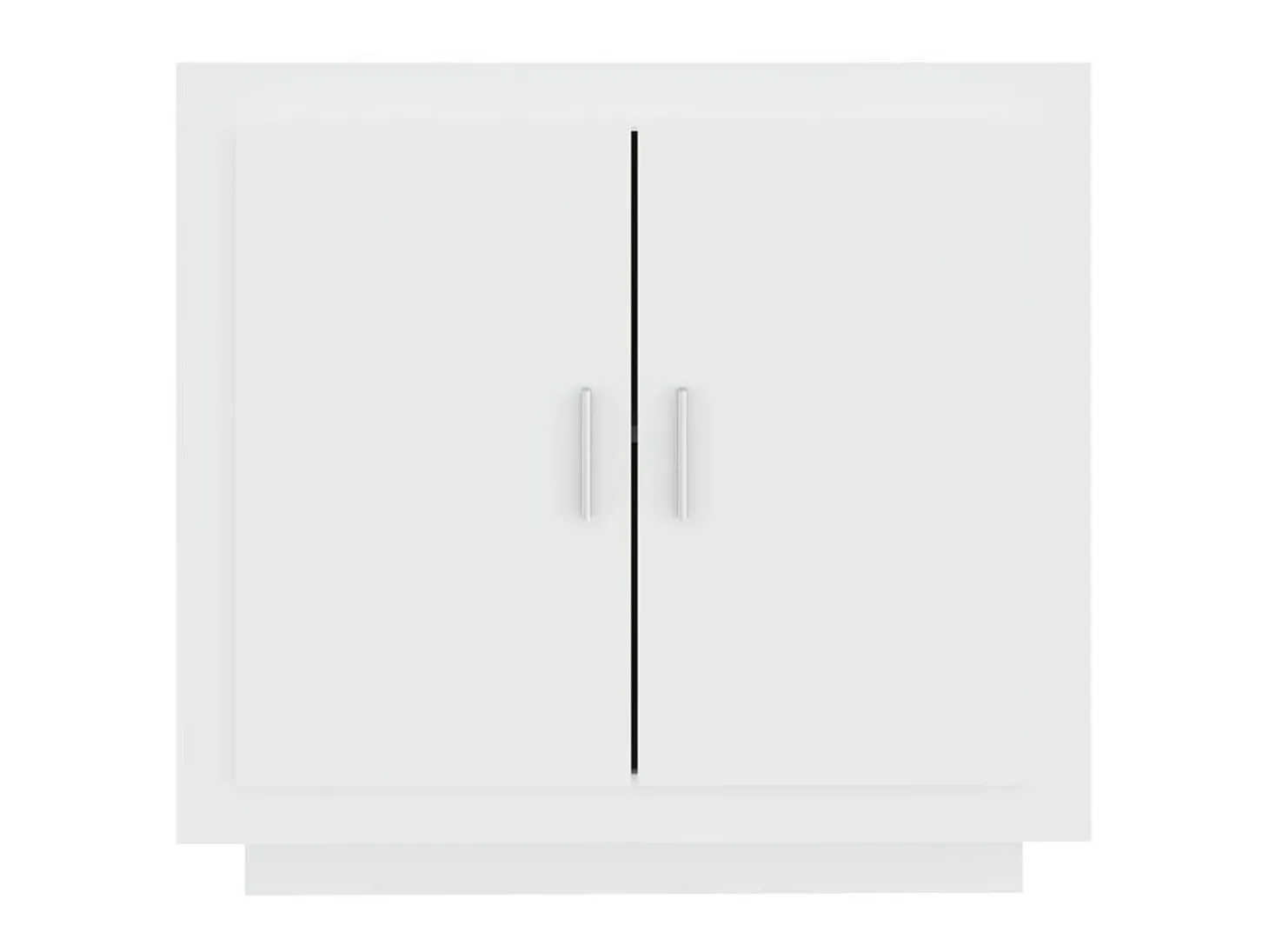 Aparador de madera contrachapada blanco 80x40x75 cm ES76414