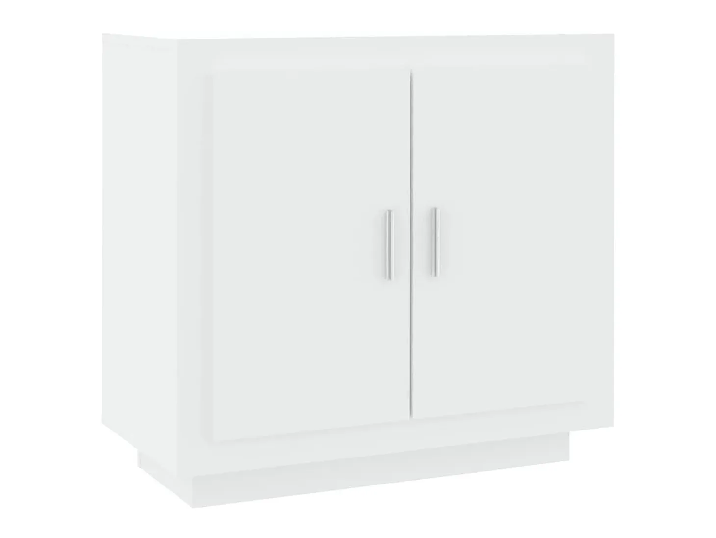 Aparador de madera contrachapada blanco 80x40x75 cm ES76414