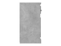 Aparador de madera contrachapada gris hormigón 70x35,5x67,5 cm