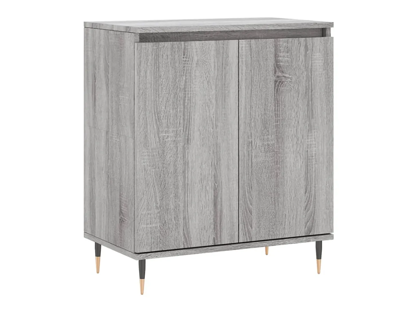 Aparador de madera contrachapada gris Sonoma 60x35x70 cm ES80886