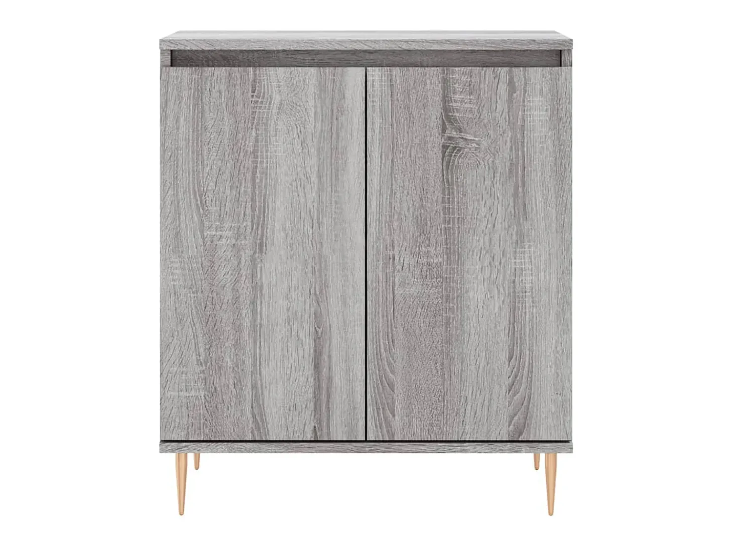Aparador de madera contrachapada gris Sonoma 60x35x70 cm ES80886